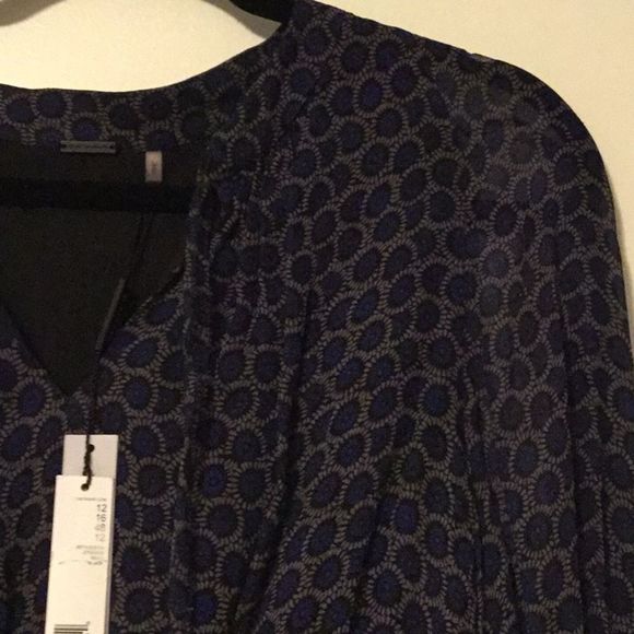 Elie Tahari Greta Cold Shoulder Print Dress - Picture 2 of 8